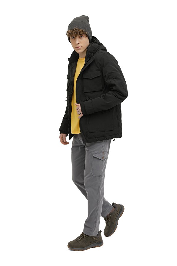 Lumberjack M-BRETT COAT 2PR BLACK Man 052