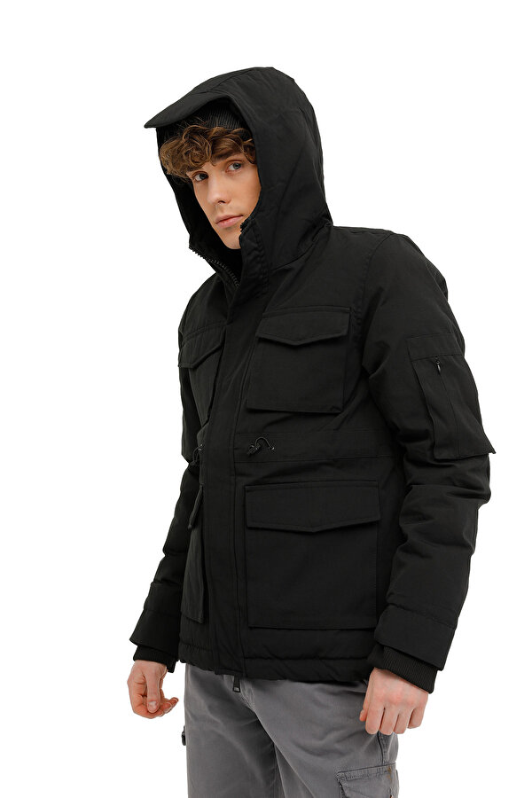 Lumberjack M-BRETT COAT 2PR BLACK Man 052