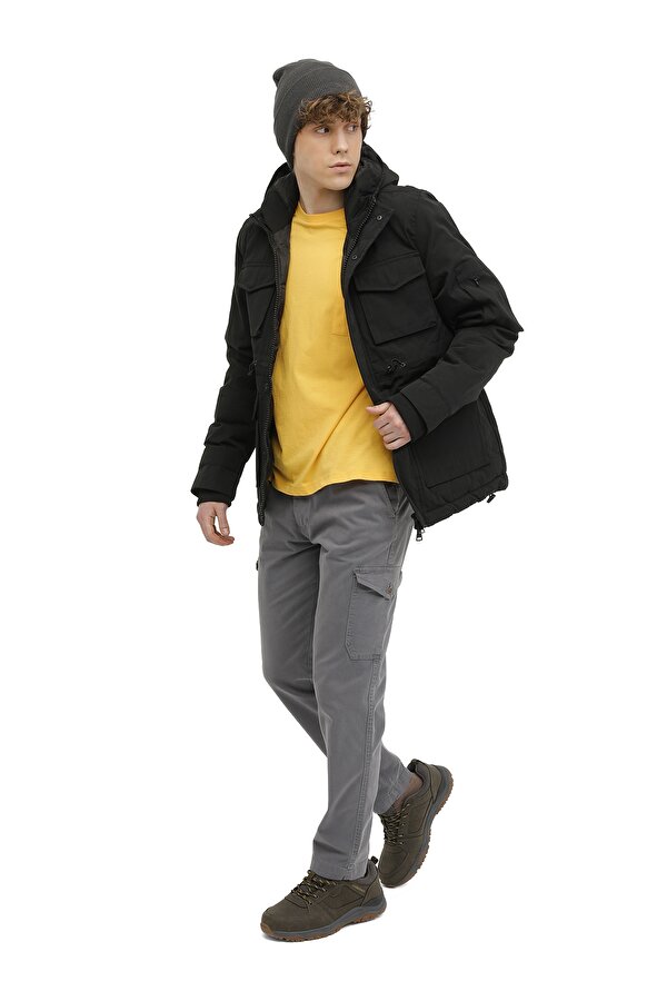 Lumberjack M-BRETT COAT 2PR BLACK Man 052