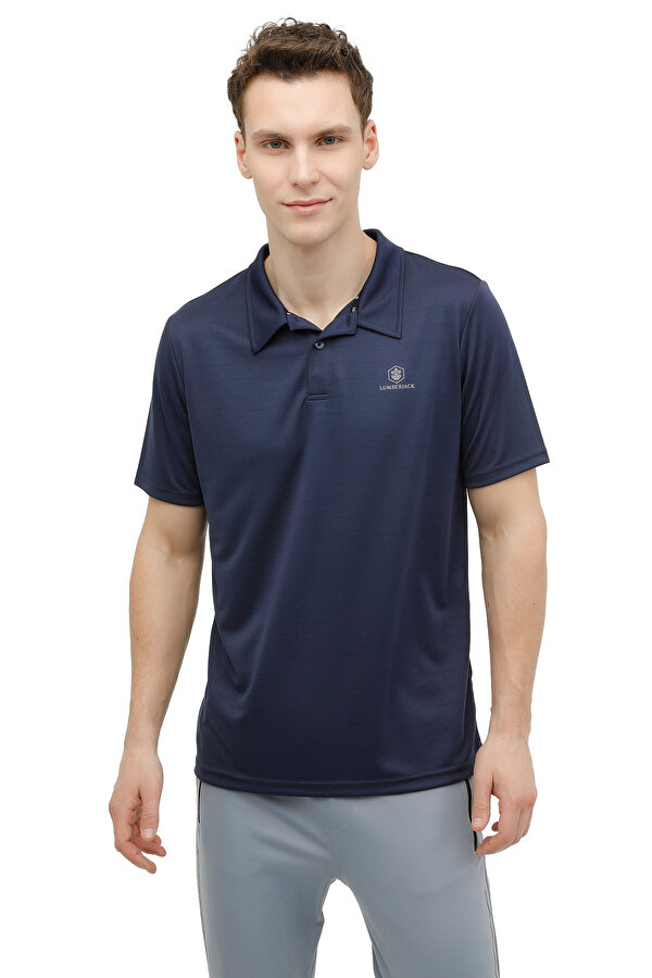 Lumberjack M-CT461 SHERMAN T-SH 3FX NAVY BLUE Man 125