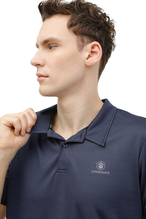 Lumberjack M-CT461 SHERMAN T-SH 3FX NAVY BLUE Man 125