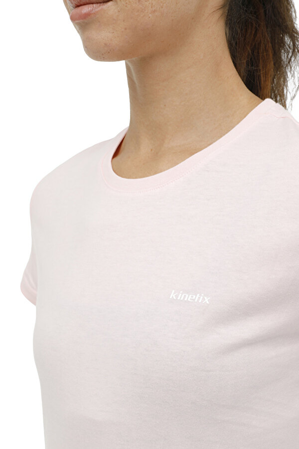 Kinetix W-SN226 BASIC C NECK T-SH LIGHT PINK Woman 054