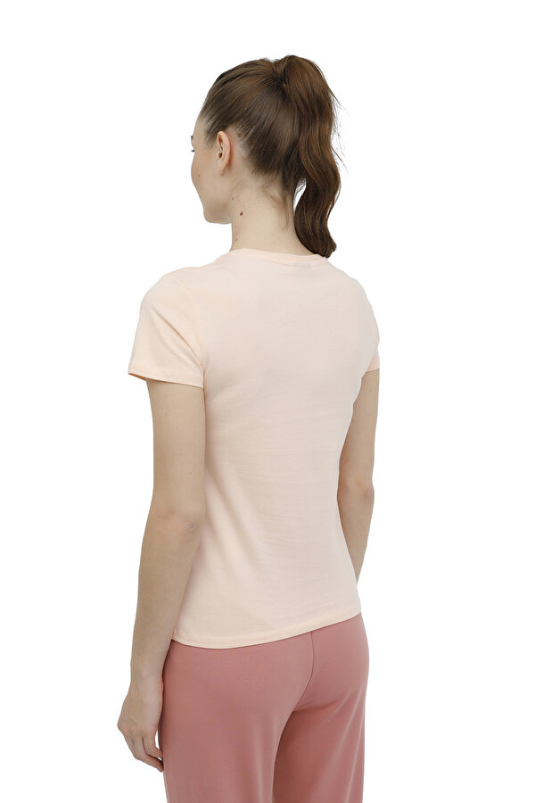Kinetix W-Sn226 Basic C Neck T-Sh Коралловый 009 Женщина Футболка