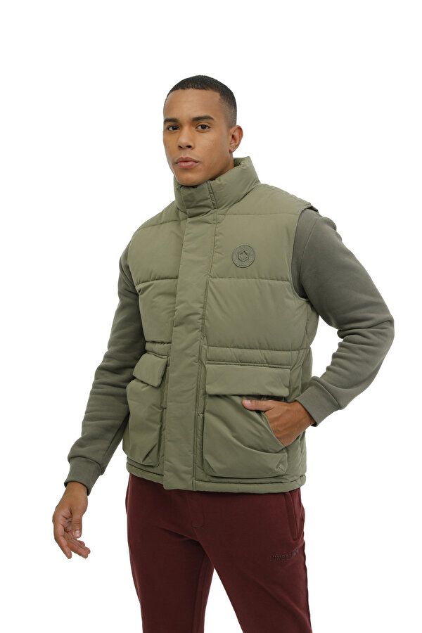 Lumberjack Ml Arnold Vest 4Ct646 3Pr Хаки Мужчина Жилет