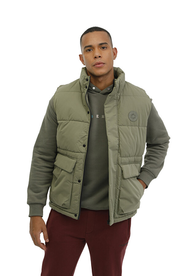 Lumberjack Ml Arnold Vest 4Ct646 3Pr Хаки Мужчина Жилет