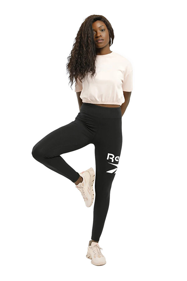 Reebok Ri Bl Cotton Leggin Черный Женщина Тайтсы