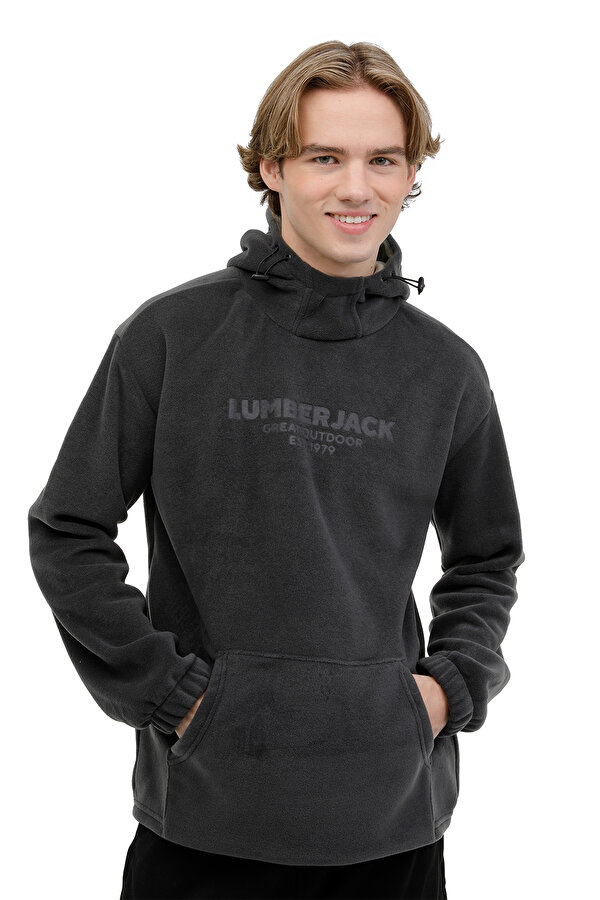 Lumberjack Ml Frenzie 17Ih-02 3Pr Серый 012 Мужчина Толстовка С Капюшоном