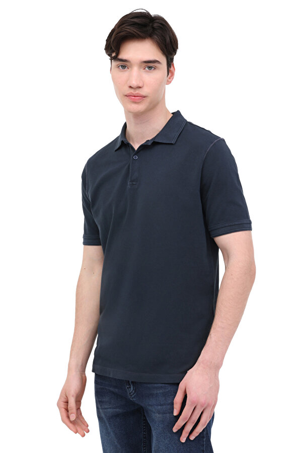 Lumberjack M-Bs20 Bsc Polo T-Sh 4Fx Индиго Мужчина Рубашка-Поло