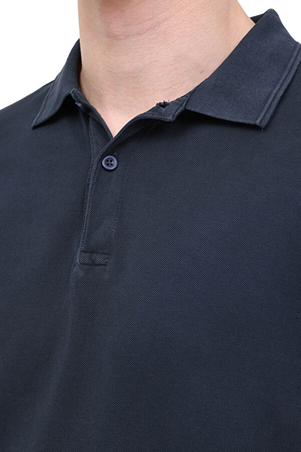 Lumberjack M-Bs20 Bsc Polo T-Sh 4Fx Индиго Мужчина Рубашка-Поло