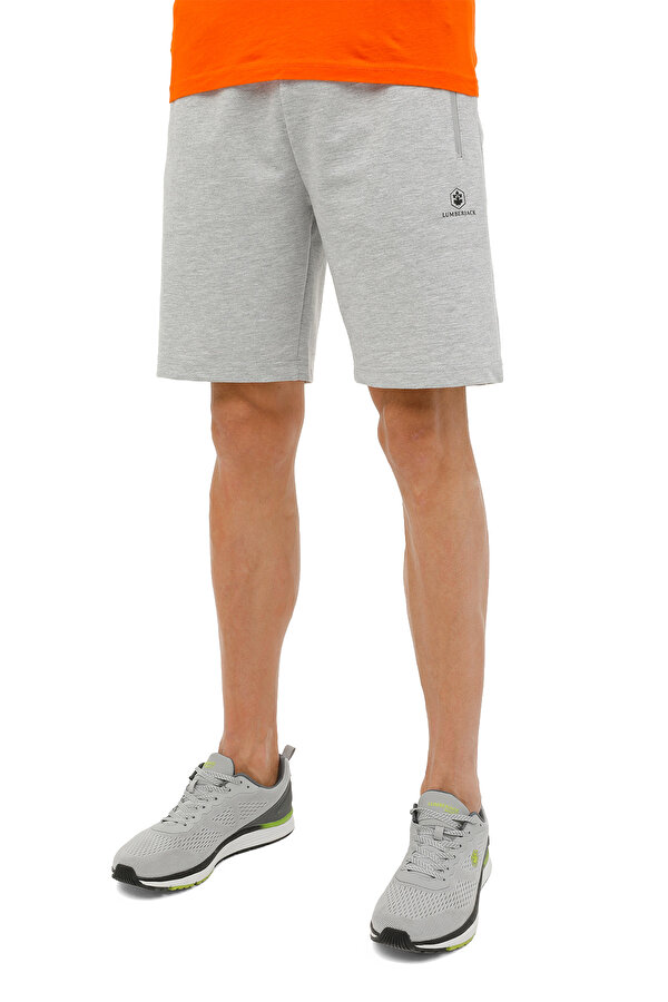 Lumberjack M-CT103 BASIC SHORT 4FX GRAY MELANGE Man 337
