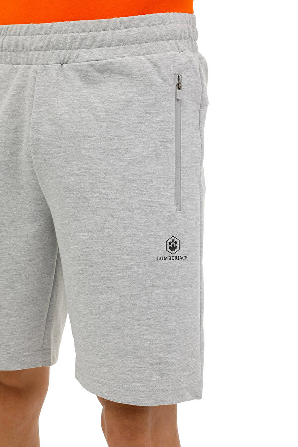Lumberjack M-CT103 BASIC SHORT 4FX GRAY MELANGE Man 337