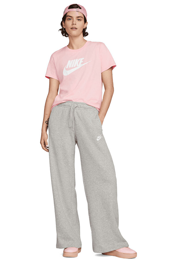 Nike W Nsw Tee Essntl Icn Ftra Розовый Женщина Футболка