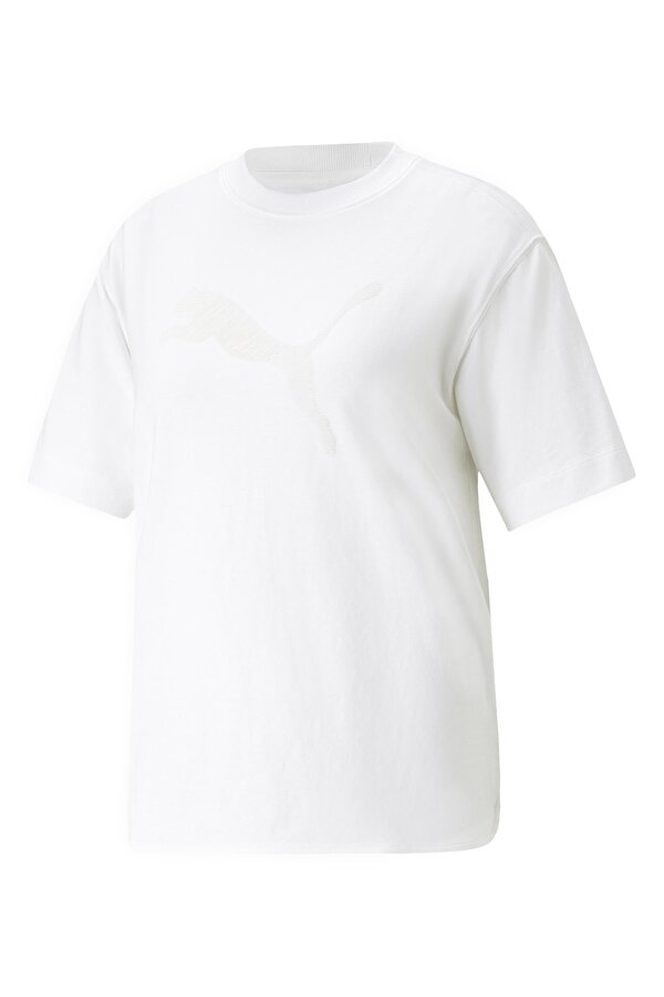 Puma Her Tee Белый Женщина Футболка