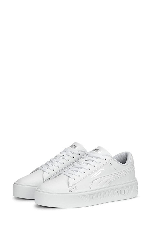Puma Smash Platform v3 WHITE Woman Sneaker