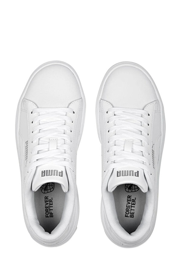 Puma Smash Platform v3 WHITE Woman Sneaker