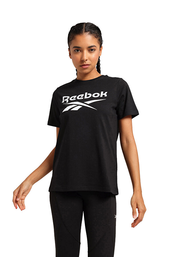 Reebok RI BL T-SHIRT BLACK Woman Sleeve T-Sh