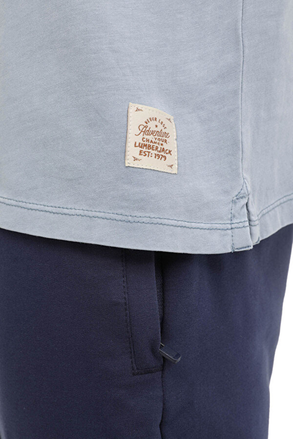 Lumberjack M-Bsc C Neck 11Bs38 4Fx Синий 008 Мужчина Футболка