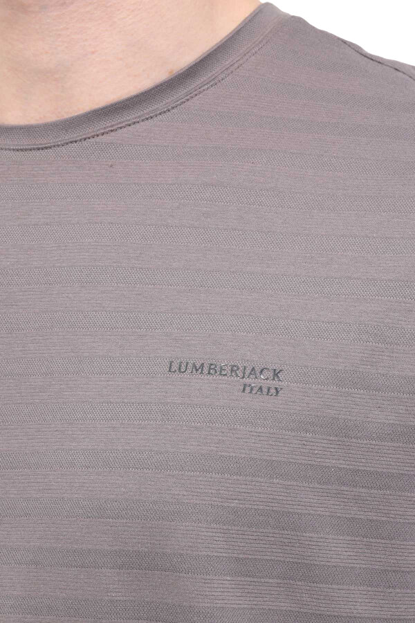 Lumberjack Ml Harves 11Itl1103 4Fx Серый 012 Мужчина Футболка