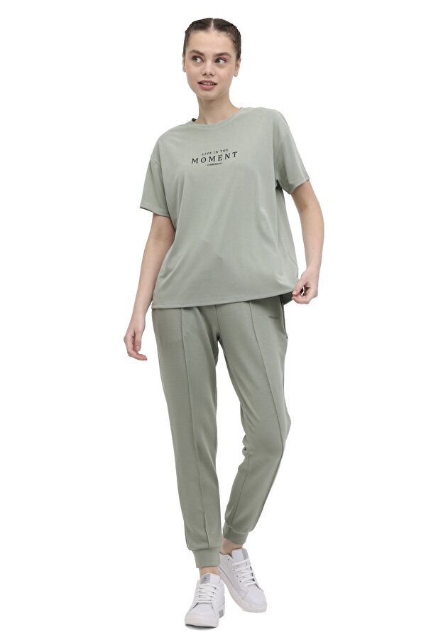 Lumberjack WL FOREVER 11MD1015 4FX PASTEL KHAKI Woman Sleeve T-Sh
