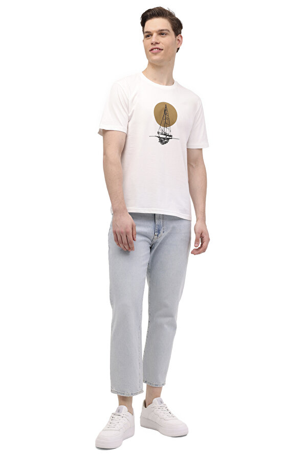 Lumberjack ML WILLY 11DS1004 4FX ECRU Man Sleeve T-Sh