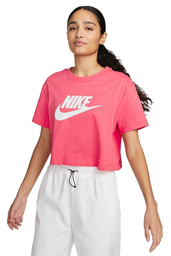 Nike W NSW TEE ESSNTL CRP ICN PINK Woman 054