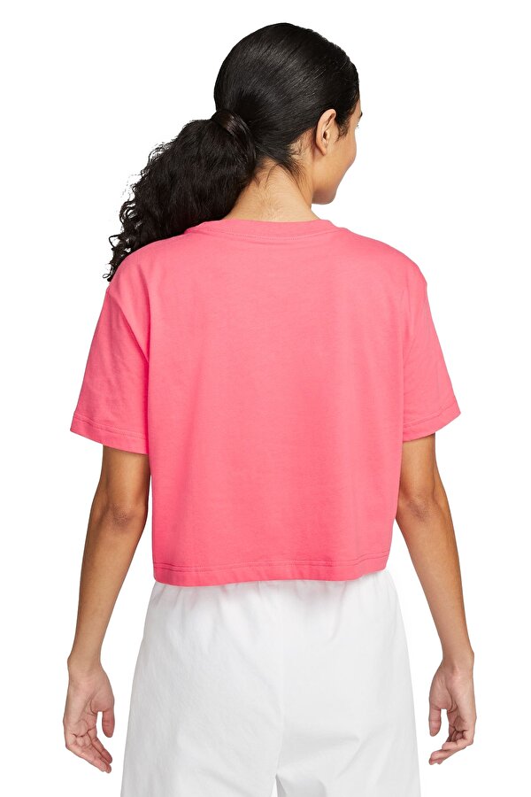 Nike W NSW TEE ESSNTL CRP ICN PINK Woman 054