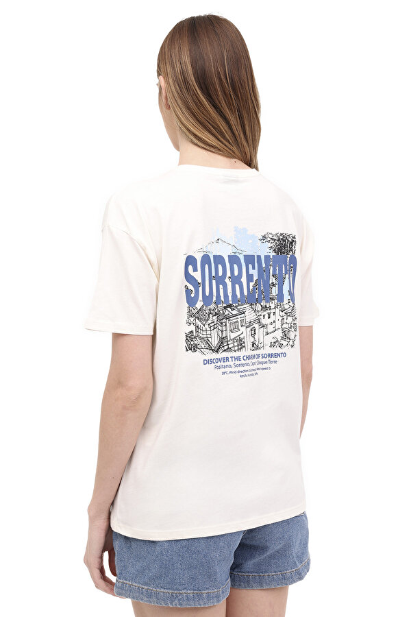 Lumberjack WL SORENTO 11SS179 4FX ECRU Woman Sleeve T-Sh