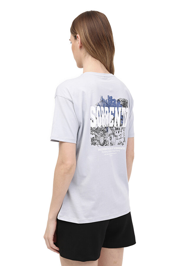 Lumberjack WL SORENTO 11SS179 4FX L BLUE Woman Sleeve T-Sh