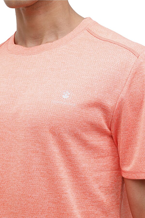 Lumberjack ML TED 11C-PRF11003 4FX REDDISH ORANGE Man Sleeve T-Sh