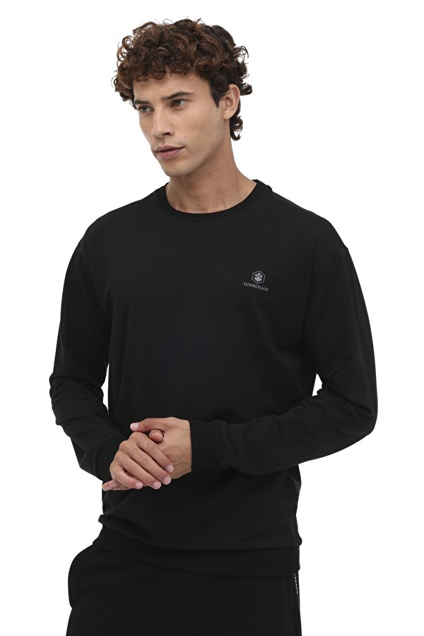 Lumberjack M-SN75 BSC C NECK SW 4PR BLACK Man 060