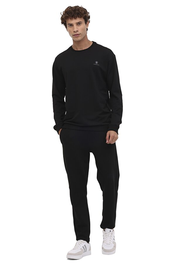 Lumberjack M-SN75 BSC C NECK SW 4PR BLACK Man 060