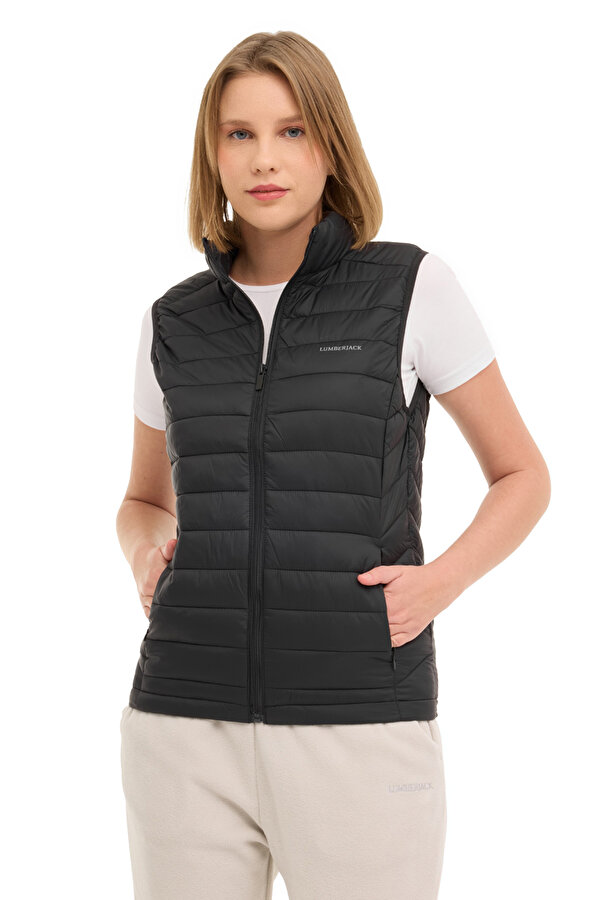 Lumberjack WB VEST 4SN34 4PR BLACK Woman Vest