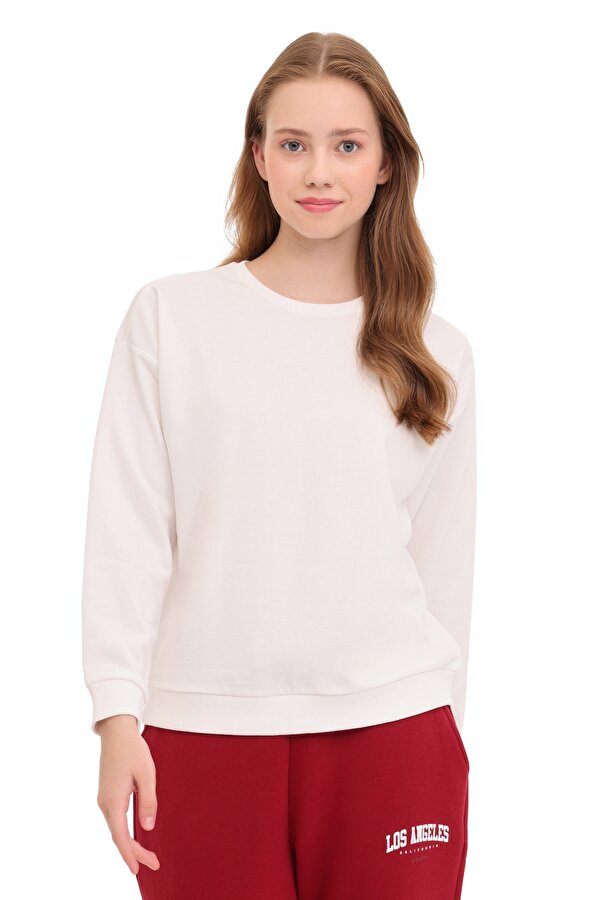 Kinetix WB C NECK 16SN82 4PR ECRU Woman Sweatshirt