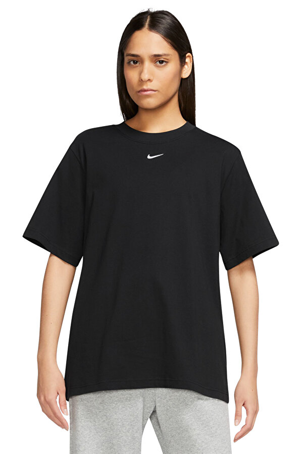 Nike W NSW TEE ESSNTL LBR BLACK Woman Sleeve T-Sh