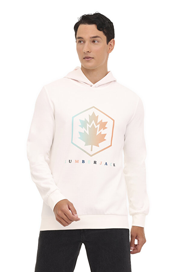 Lumberjack Ml Grass 17Urb2014 4Pr Экрю Мужчина Толстовка С Капюшоном