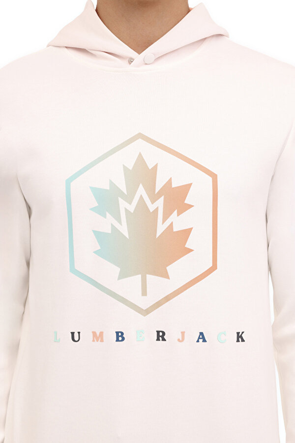 Lumberjack Ml Grass 17Urb2014 4Pr Экрю Мужчина Толстовка С Капюшоном