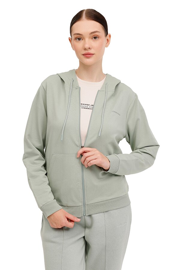 Lumberjack Wb Full Zip 18Sn77 4Pr Мятный Женщина Толстовка На Молнии