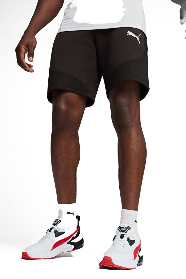 Puma Evostripe Shorts Черный Мужчина Короткие Шорты