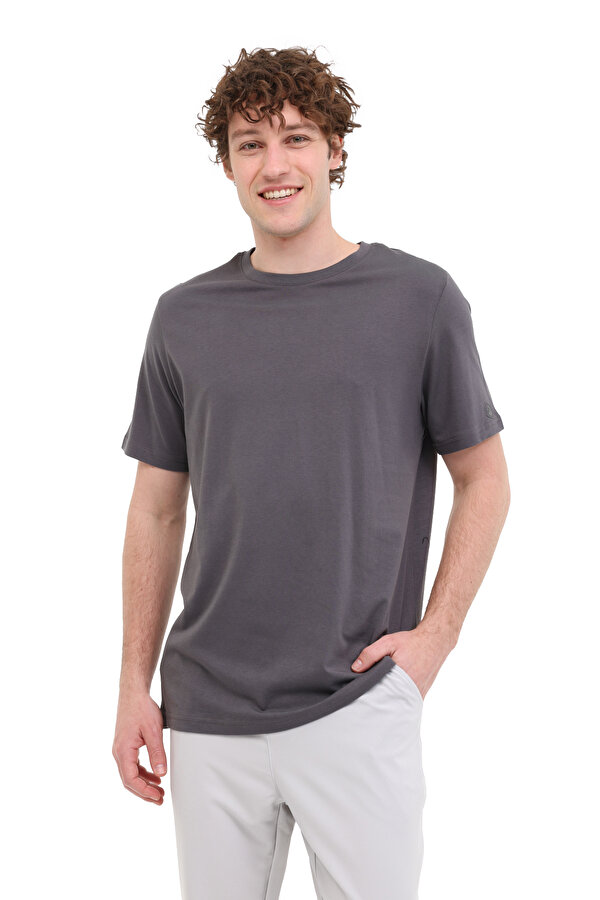 Lumberjack MB CT110 PM C NK T-SH 5FX ANTHRACITE Man Sleeve T-Sh