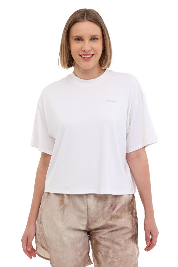 Lumberjack WL BAMB 11BMB-004 5FX ECRU Woman Sleeve T-Sh