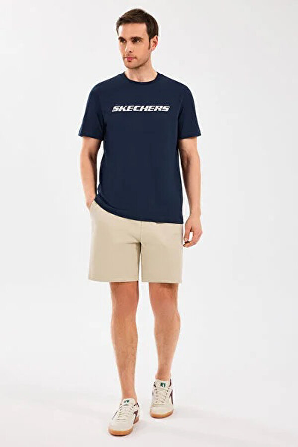 Skechers M Essential Sweat Short Gri Erkek Şort