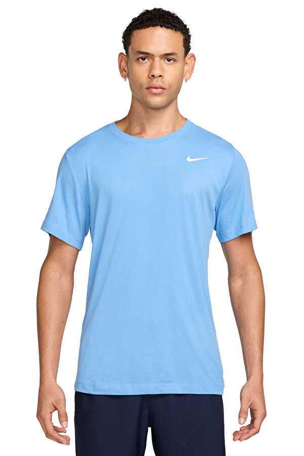 Nike Dri-Fit Синий 008 Мужчина Футболка