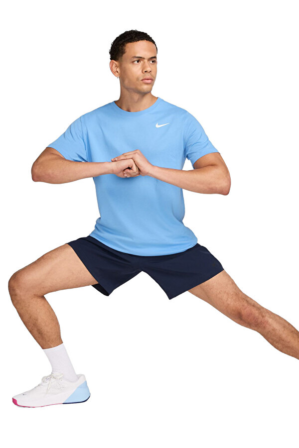 Nike Dri-Fit Синий 008 Мужчина Футболка