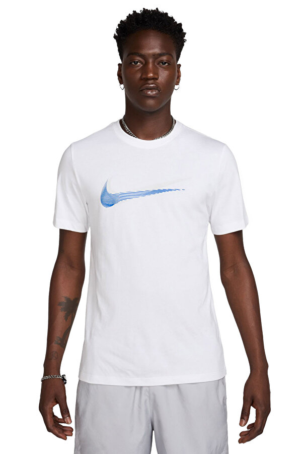 Nike M Nsw Tee 12Mo Swsh Sp25 Белый Мужчина Футболка