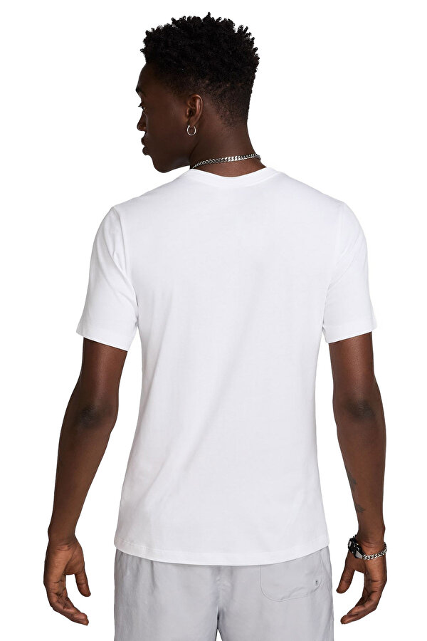 Nike M Nsw Tee 12Mo Swsh Sp25 Белый Мужчина Футболка
