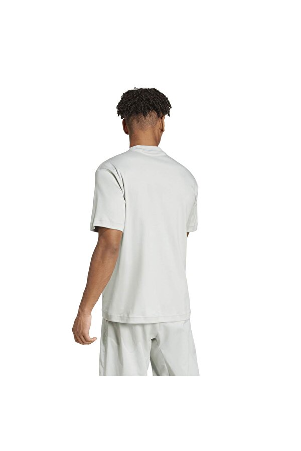 adidas Ce Upf Erkek Gri Yuvarlak Yaka Tişört