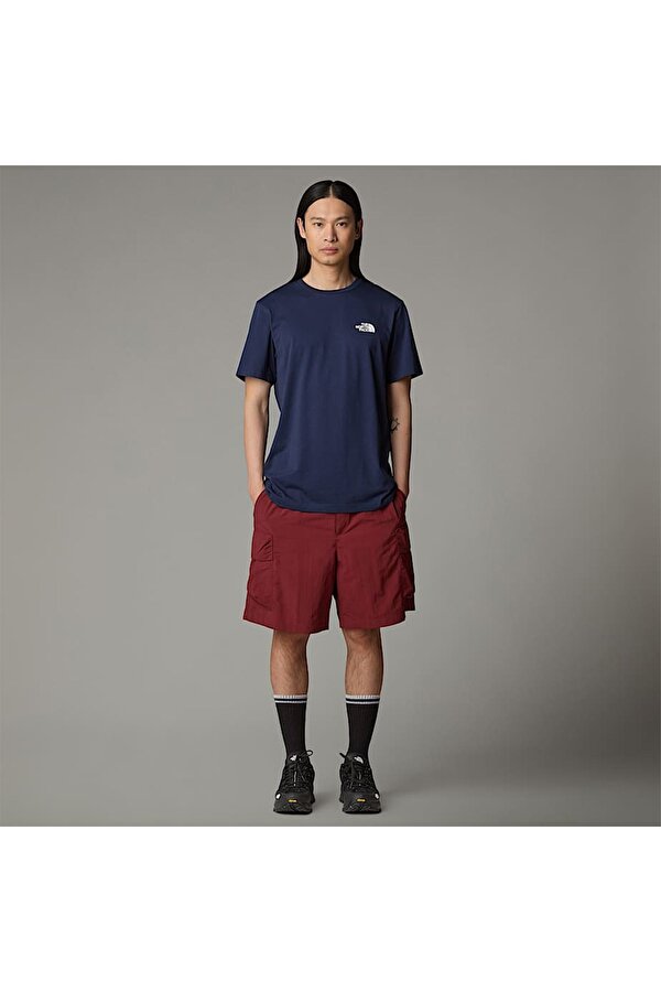 The North Face Simple Dome Erkek Lacivert Yuvarlak Yaka Tişört