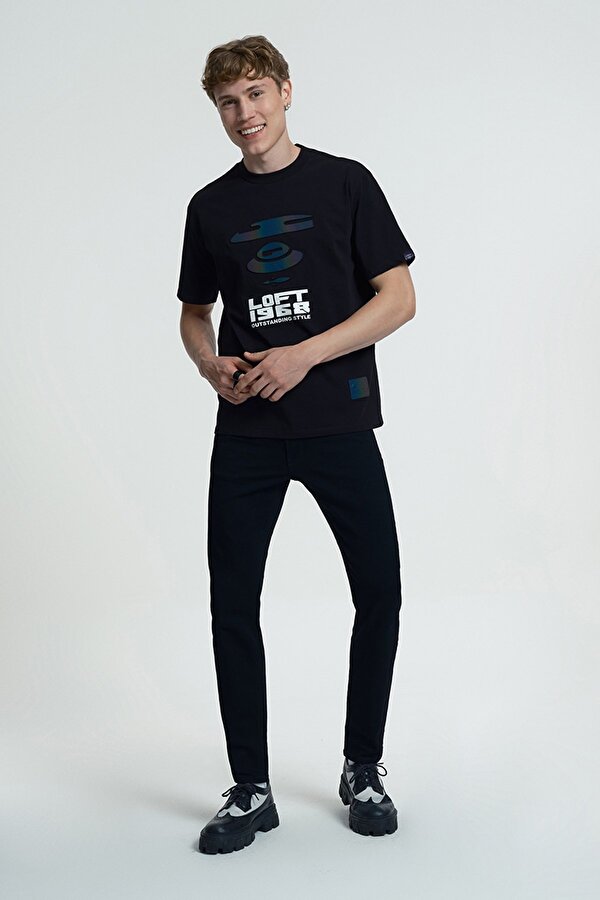 Loft Charly Black Erkek Jean Pantolon