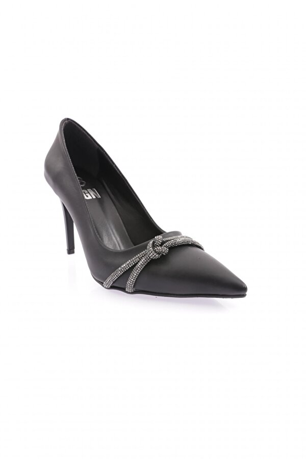 DGN Kn-02-23Y Kadin Silver Taşli Bantli Abiye Ayakkabi