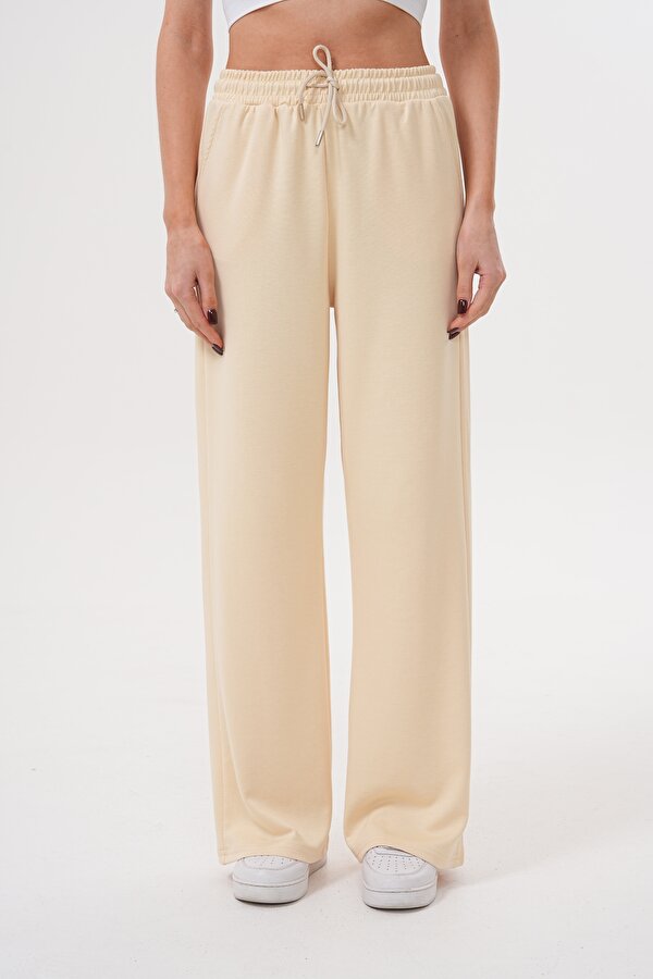 GENIUS STORE Kadın Geniş Paça Modal Eşofman Altı MODAL-EŞOFMAN